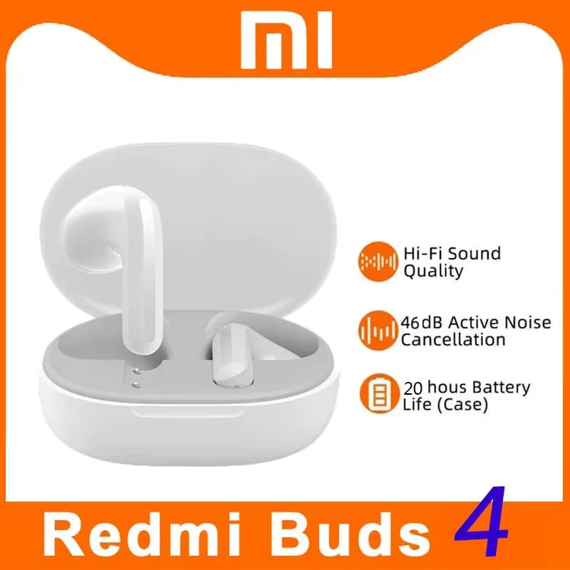 Écouteurs Sans Fil Xiaomi Redmi Buds 4 Lite – Bluetooth 5.3, 20h d'autonomie