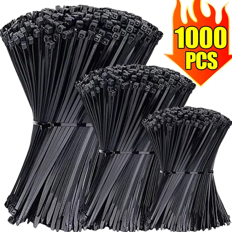 Attaches Câbles Nylon Autobloquantes 1000 pièces – Serre-Fils Réglables