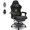 Chaise Gaming Ergonomique Symino – Repose-pieds & Accoudoirs Réglables 200kg