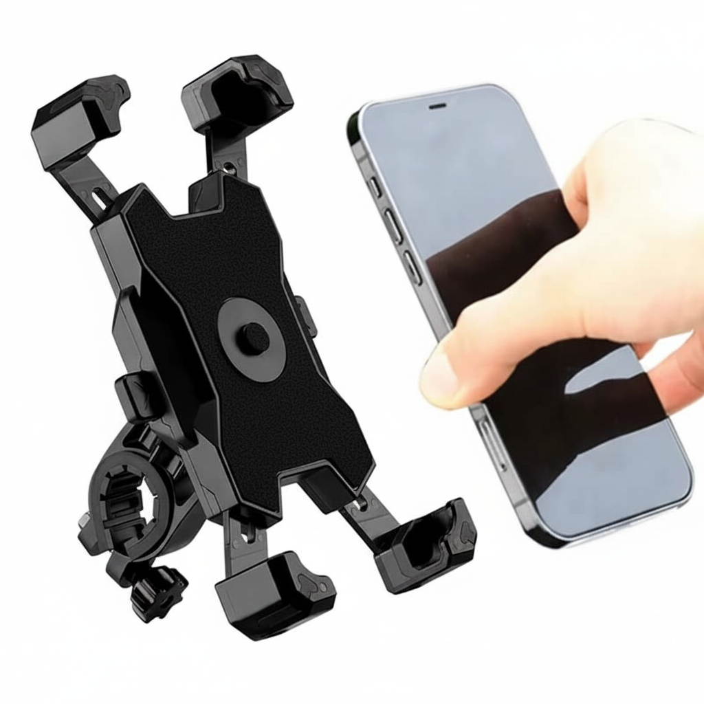 Support téléphone vélo moto rotatif 360°
