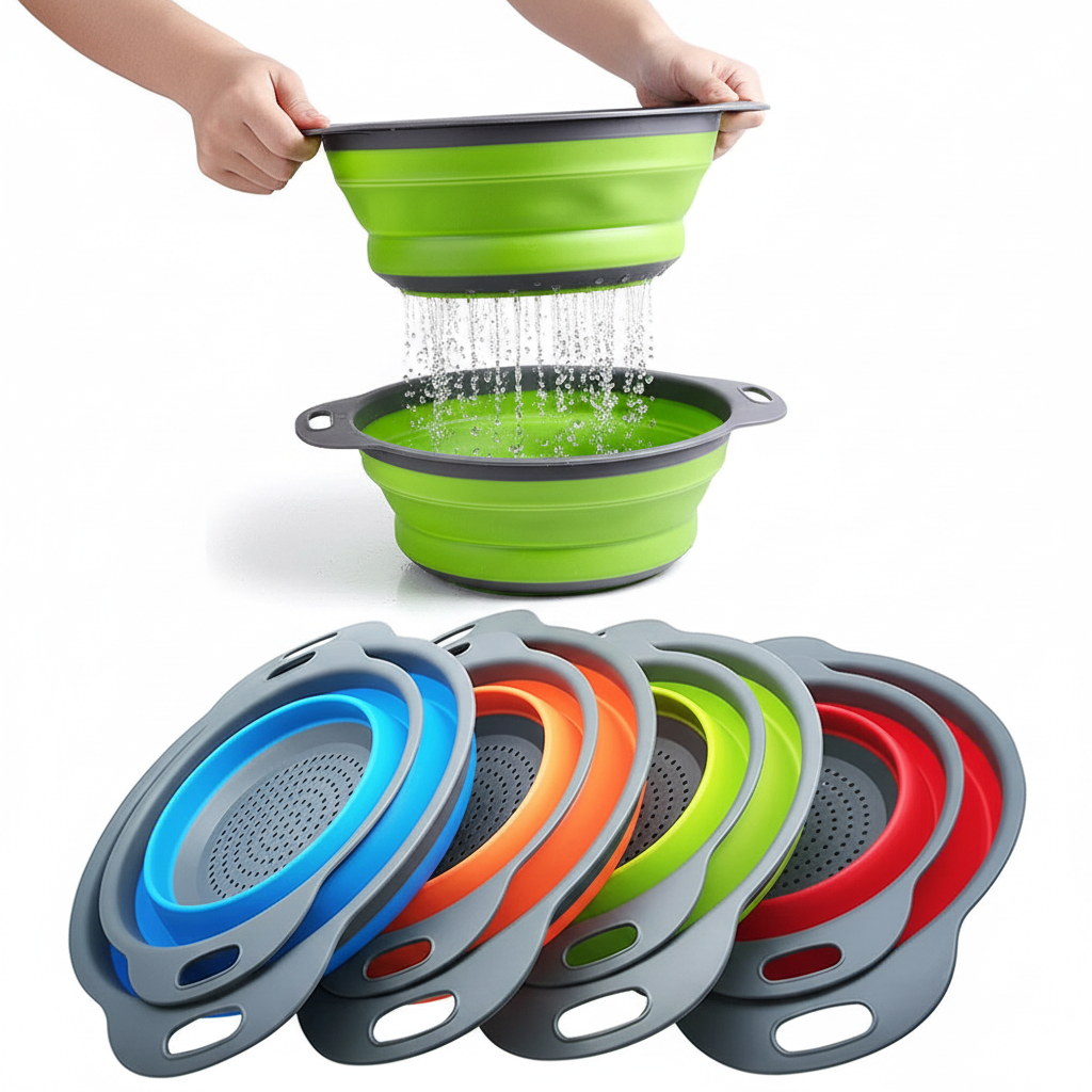 Passoire pliable en silicone cuisine
