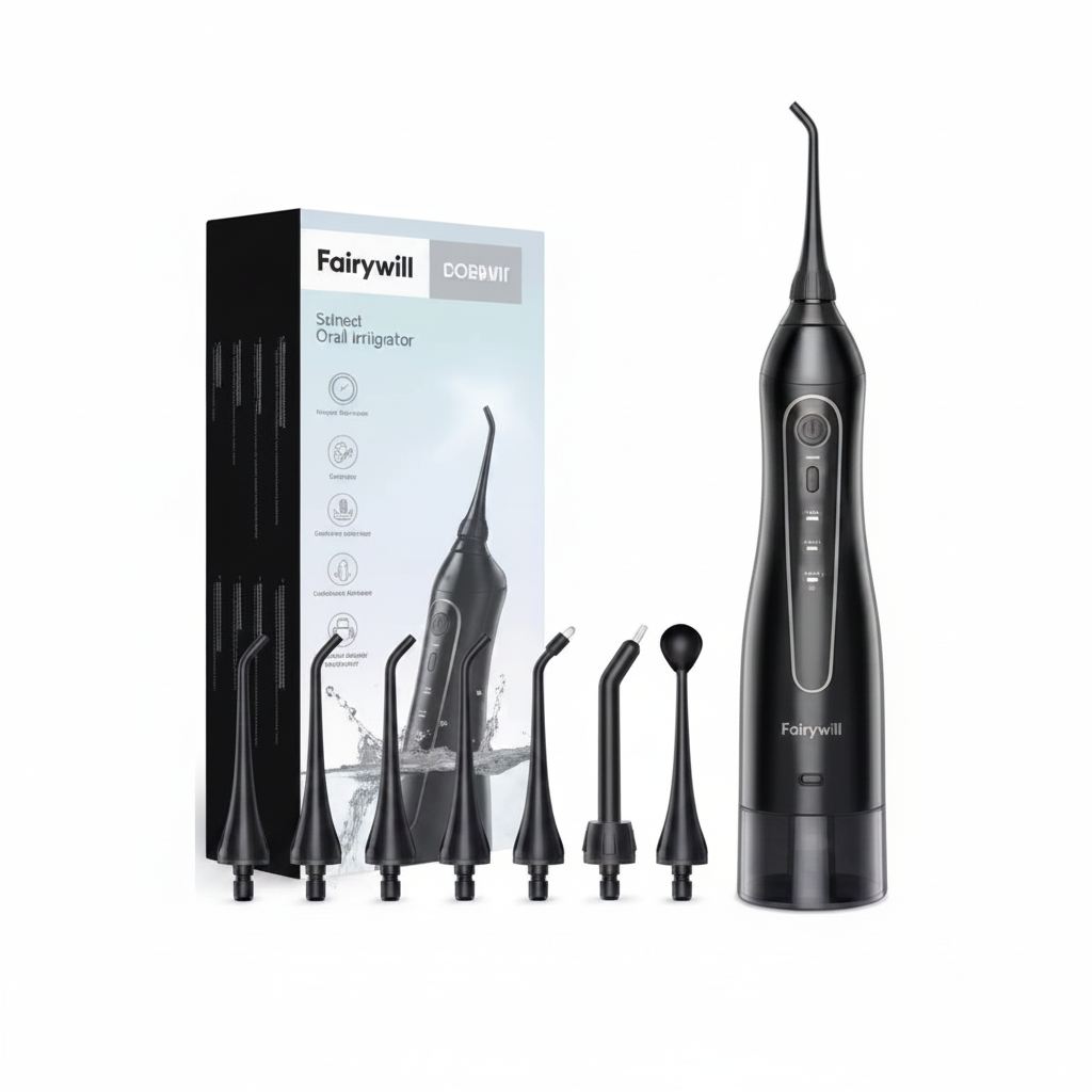 Hydropulseur dentaire portable Fairywill 300ml