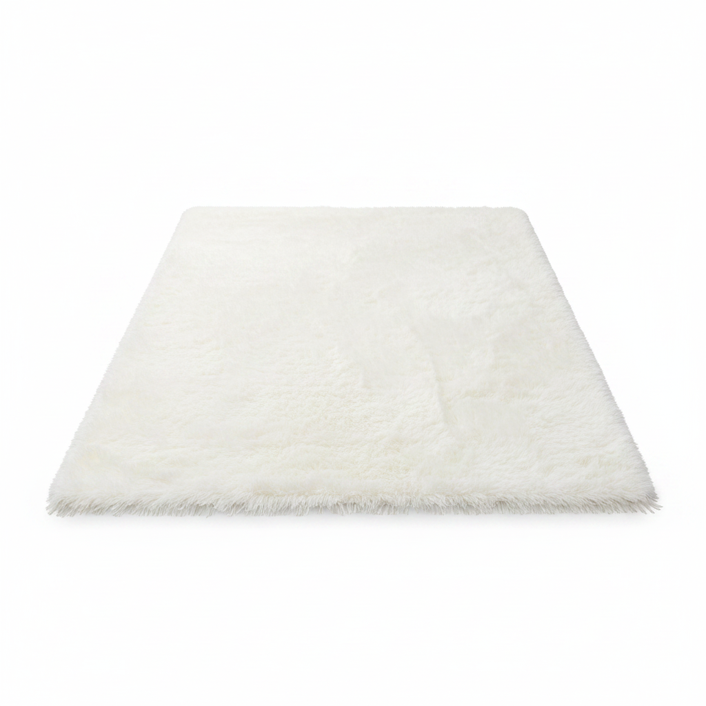 Grand tapis crème moelleux 120x160 salon