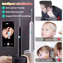 Otoscope Nettoyeur d'Oreilles avec Caméra HD