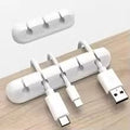 Organisateur de Câbles USB en Silicone – Gestion de Bureau